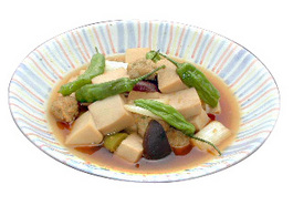 高野豆腐と鶏団子煮